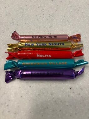 Bond No. 9 NWT Candy Wrapper .57 oz Samples Nolita, Bleecker St, Greenwich Etc.